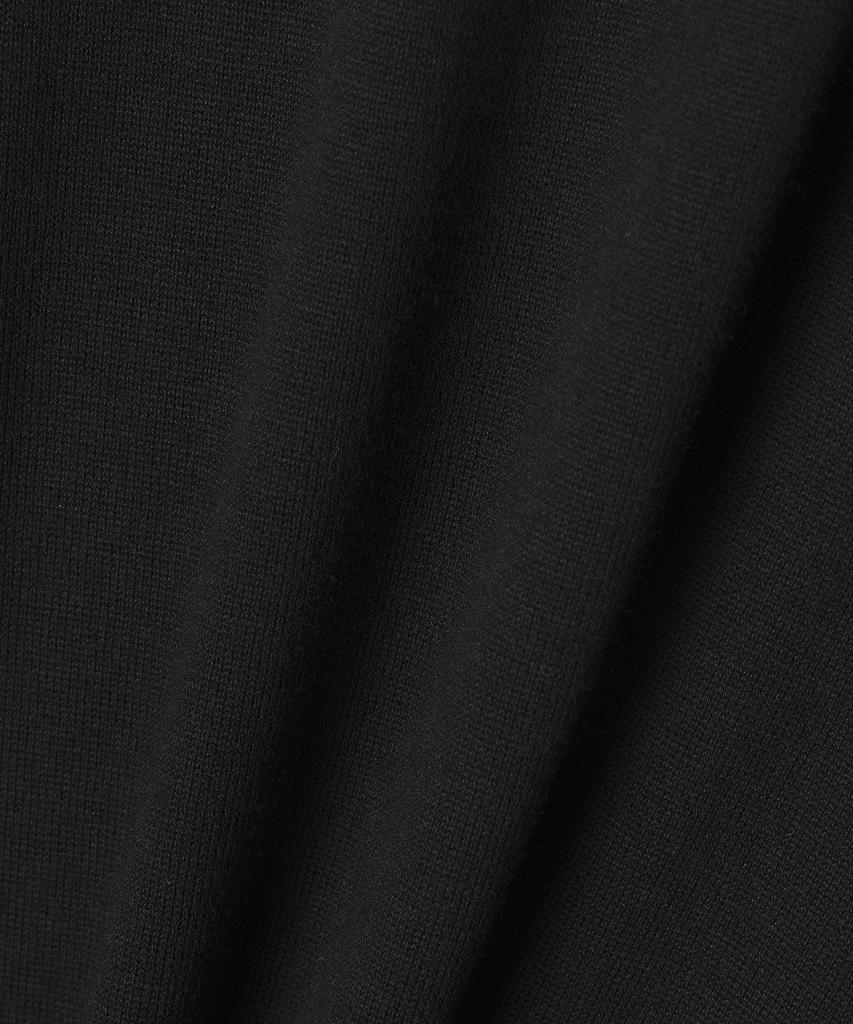 NOIRER Silky Round Neck Knit (Black)