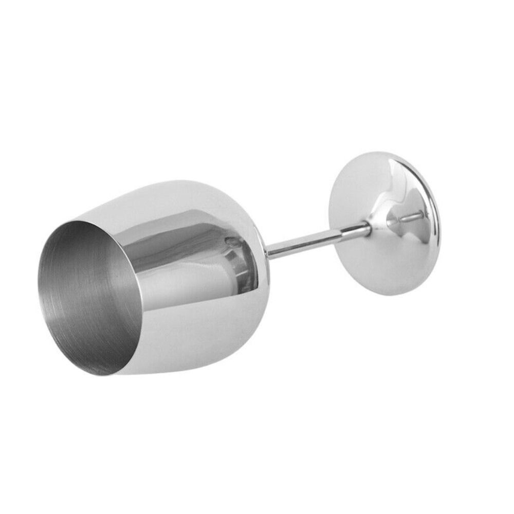 Metal Champagne Cup Stainless Steel Red Wine Goblet European Style Bar Cocktail Cup