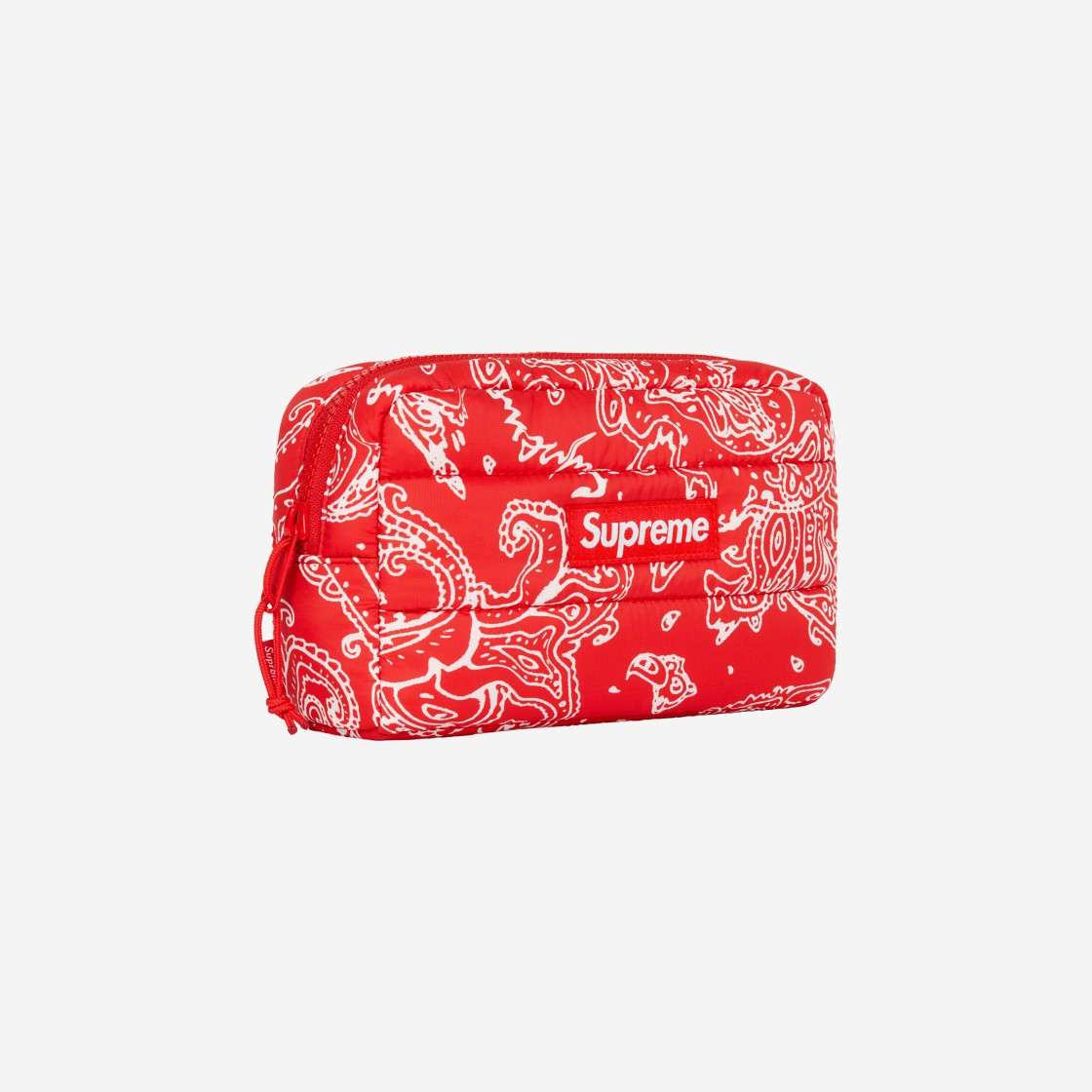

Supreme Puffer Pouch Red Paisley 22FW -