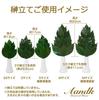 A&K Preserved Sakaki Trees (Small  1 Pair  Approx. 28cm Tall x 14cm Wide) No Water Changes Required, Maintains Beauty, Made with Premium Camellia