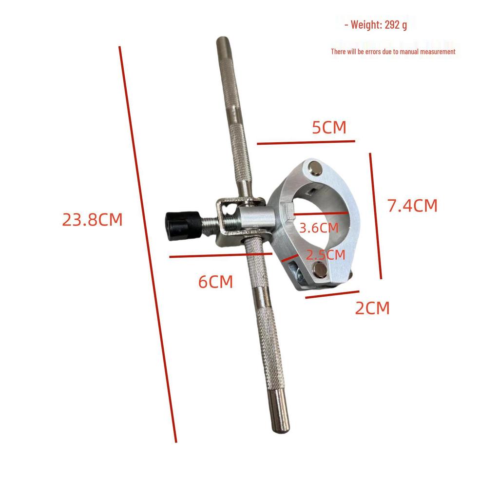 Adjustable Right Angle Pipe Clamp with Memory Lock for Drum Rack Systems