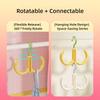 New Multifunctional Clothes Hanger Portable Dopamine Hook Scarf Tie Display Rack Rotatable Bedroom Scarf Racks