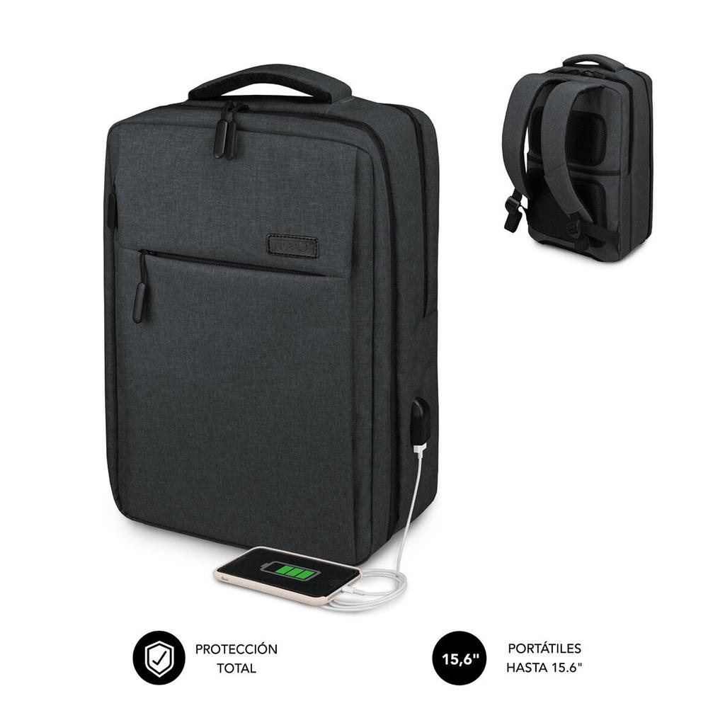 Laptop Backpack Subblim SUB-BP-3EAP100 Grey