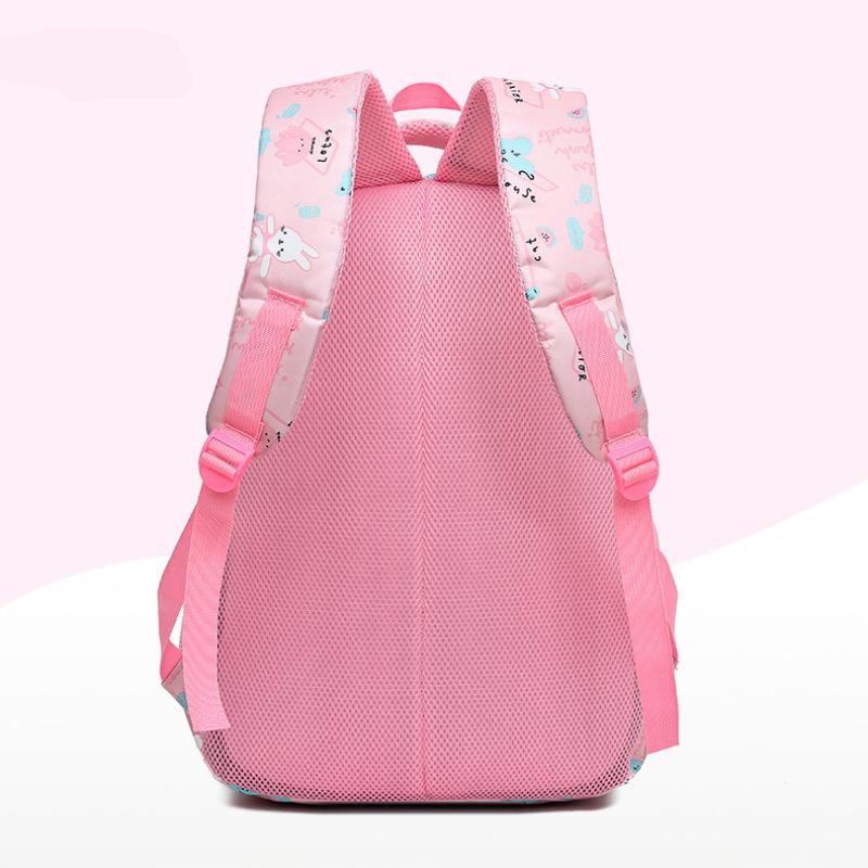 New Primary Student Schoolbag for Girls Grade 1-6  Sweet and Cute Children Backpack Lightweight Oxford Casual Knapsack Book Bag