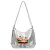 Women's Backpack Cartoon Print Shoulder Bag Large Capacity Commuter Multi-Function Crossbody Bag