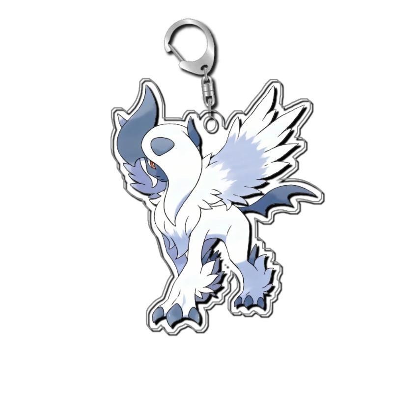 Keychain For Pokemon Charizard Houndoom Mewtwo Gyarados Latias Blaziken Anime Game Collection Anime Peripheral DIY Toy Gift