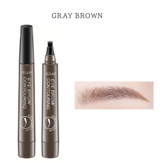 SUAKE Long-Wear Waterproof Eyebrow Contouring Pen –04   Gray Brown