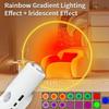 Lampă de perete magnetică reîncărcabilă cu LED, senzor de mișcare, lumină de culoare, lumină de noapte, lumini automate pentru cameră