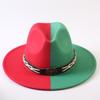 Popular European and American Classic Double-color Wide-brimmed Top Hat Men's and Women's Fashion OL Style Cowboy Hat Jazz Hat