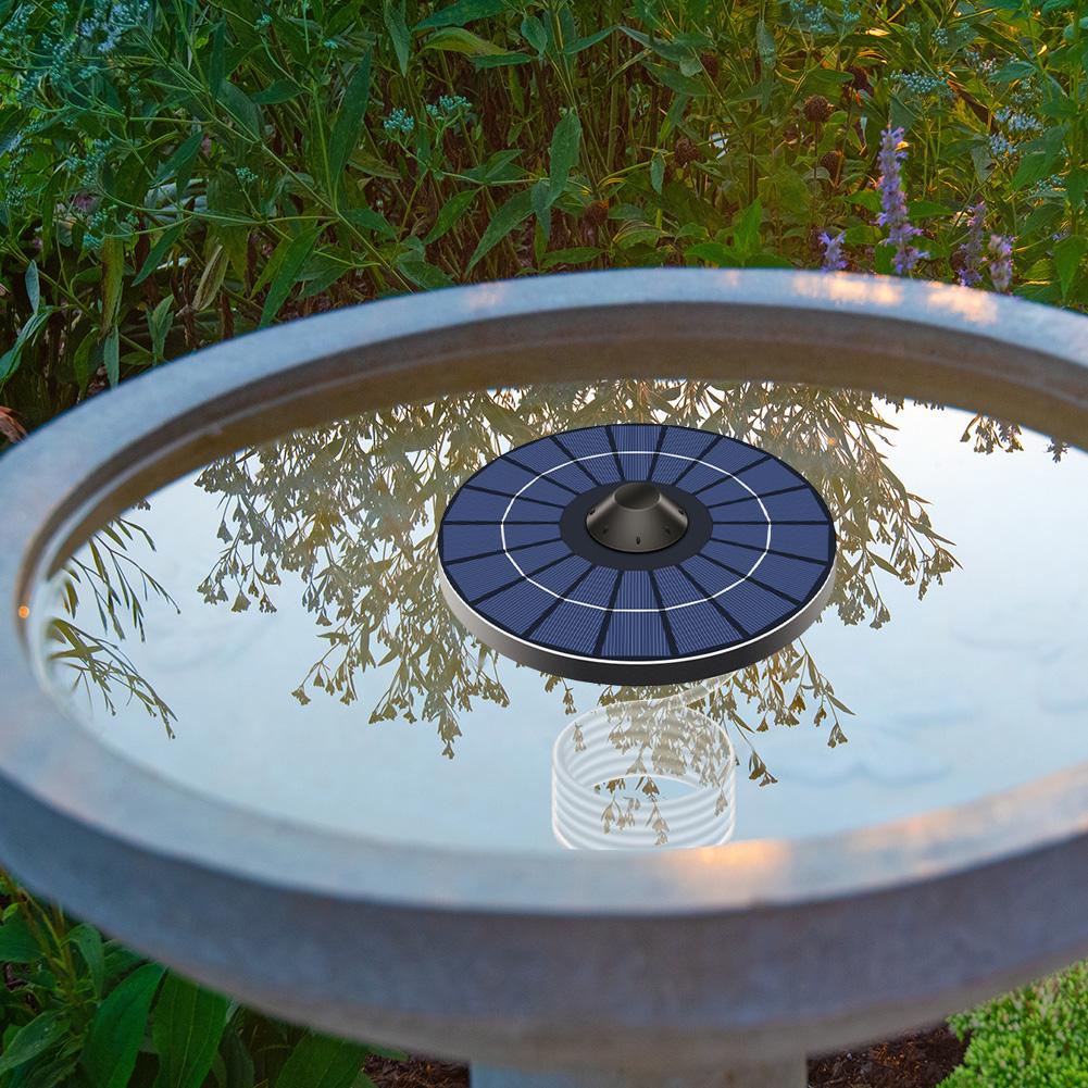 Solar Floating Pond Aerator Solar Powered Air Pump with Air Hose and Bubble Stone Bubble Oxygenator for Garden Pond