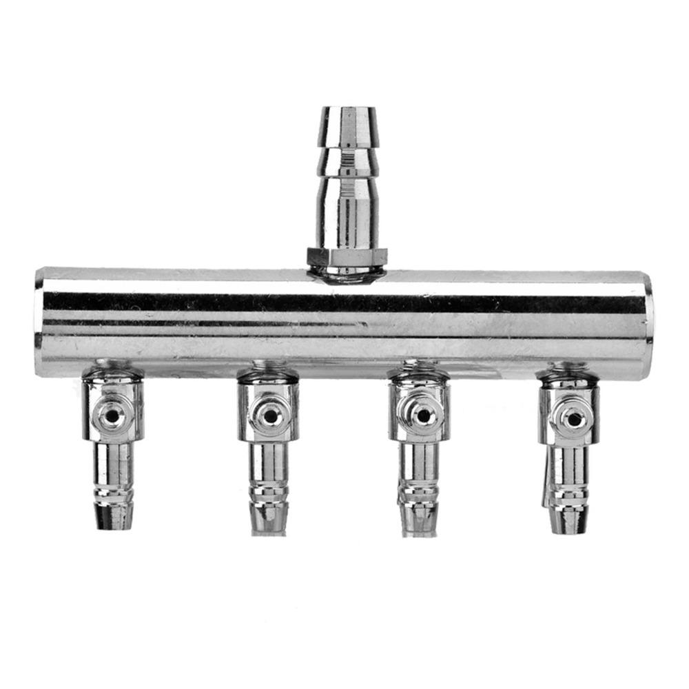Splitter Control Stainless Steel Aquarium Air Valve 2 Way 4 Way Air Splitter Multi Port 6 Way Gang Valve Air Pumps