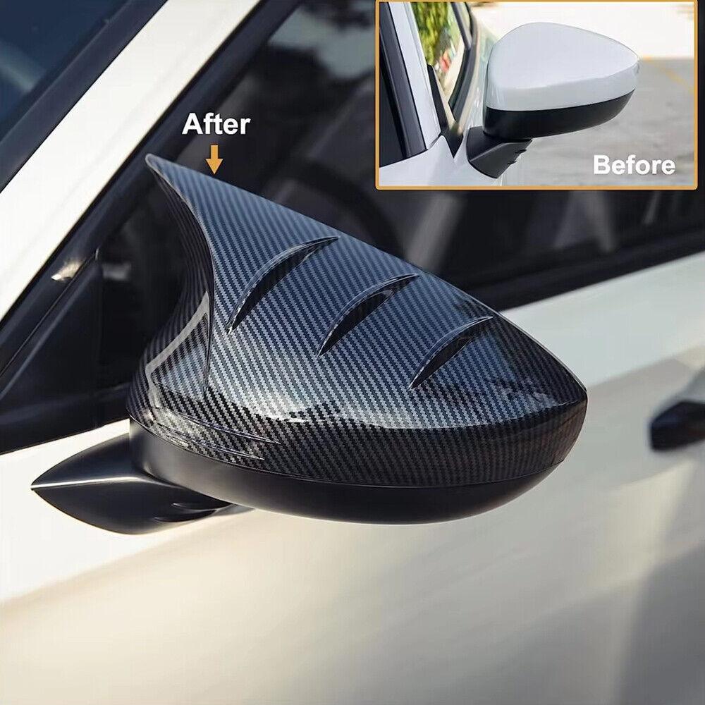 Carbon Fiber Mirror Cover Caps For 2022-2025 Honda Civic