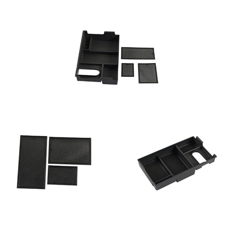 For Tundra 2007-19 Car Center Console Storage Tray Armrest Box Automobile Interior Hidden Organizer Auto Accessories