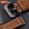 Vintage Wrist Watchband 18mm 20mm 22mm 24mm Universal Women Men Wristband Bracelet Smartwatch Leather Sport Wristbelt Accessory