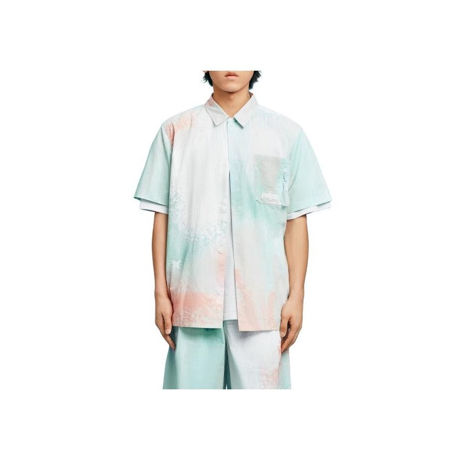 Puma X Bubble Mart Collaboration Loose Fit Breathable Short Sleeve Shirt All Over Print Unisex Shirts White 534817-99