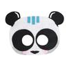 Child's Felt Panda Mask 20.5 X 14.5 Cm