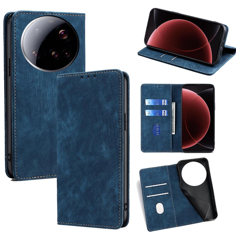 For Xiaomi 15 Ultra Case RFID Blocking Wallet Leather Phone Cover