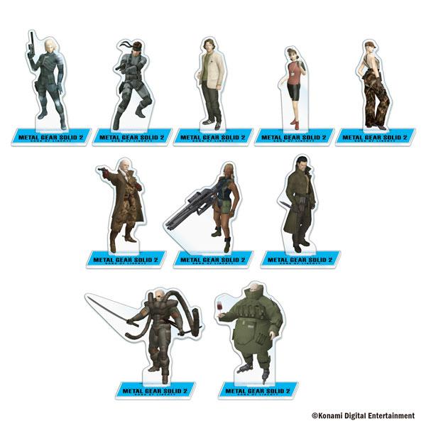 Metal Gear Solid 2 Trading Acrylic Stand 10-Piece Box Set Infolens