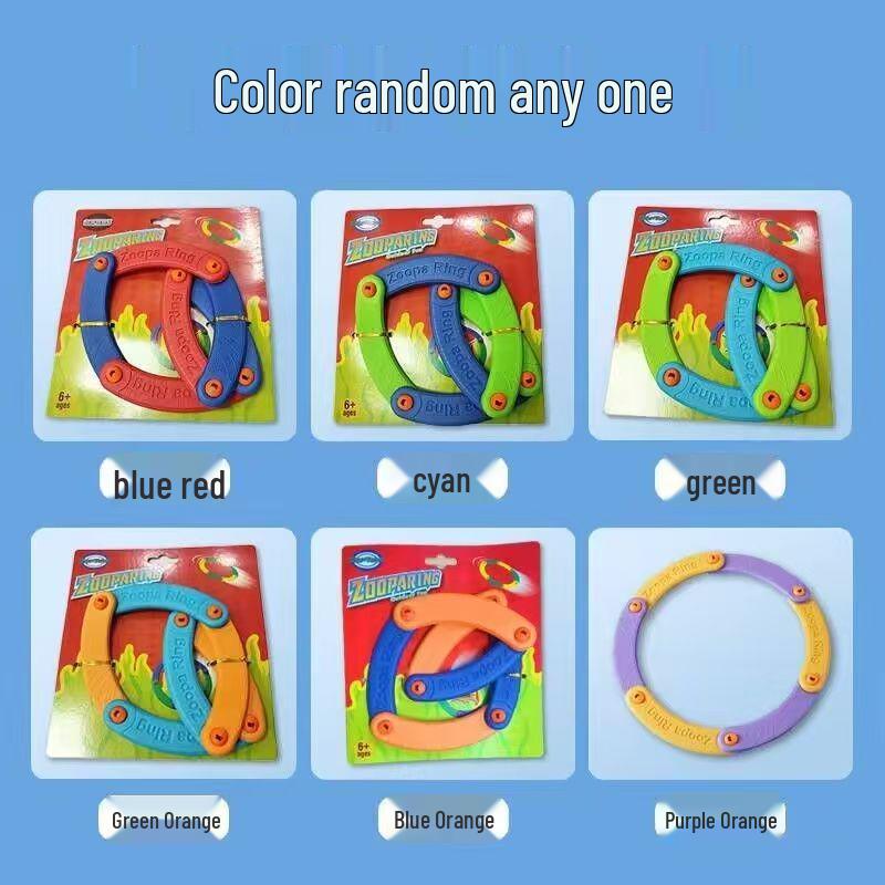 Children s EVA Soft Radish Flying Saucer Toy for Indoor/Outdoor Parent-Child Play Adjustable Detachable Flying Ring [Safe Material]