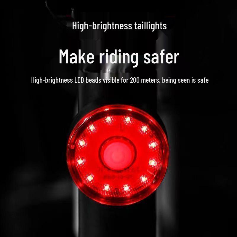 Bicycle Taillight - Free Shipping: Night Cycling & Mountain Road Bike Warning Light