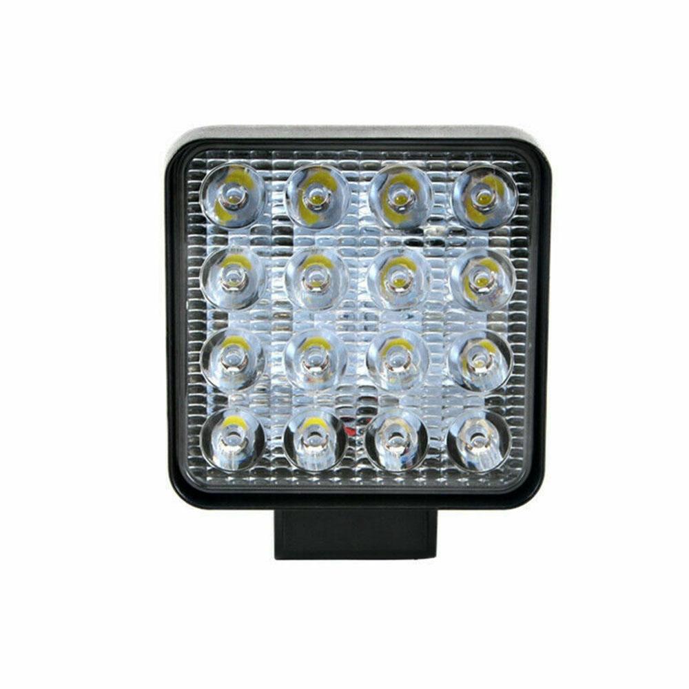 Parts Work Lights 110x110x37mm Truck Replacement 2Pcs Lamp Bulbs 6000K