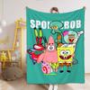Throw Blankets for Beds Kawaii S-Spongebob All year Blanket Bedspread on the Bed Bedspreads and Coverlets Camping Anime Sofa Nap