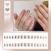 Handmade Press-On Nails – Crushed Diamond Butterfly Glitter Tips Collection
