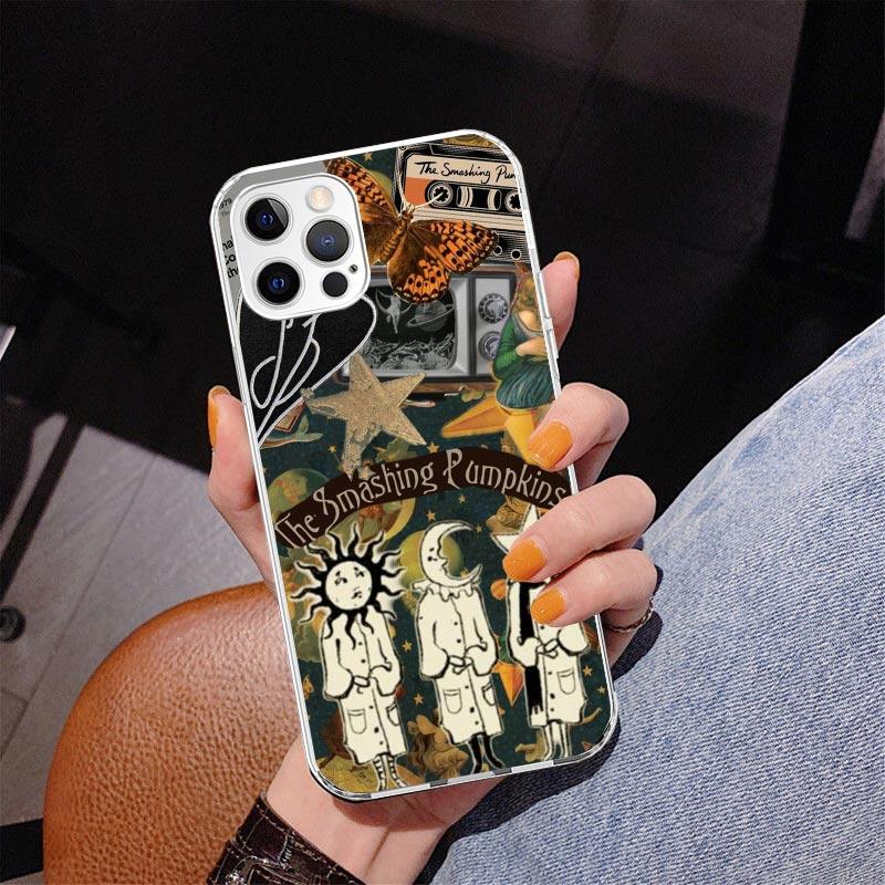 

Rock The Smashing Pumpkins Phone Case For iPhone 13 12 Mini 11 Pro Max XS XR X SE 7 8 Plus 5S 5 6S 6 Gift Print Cover Fundas iPhone 16 Pro Max