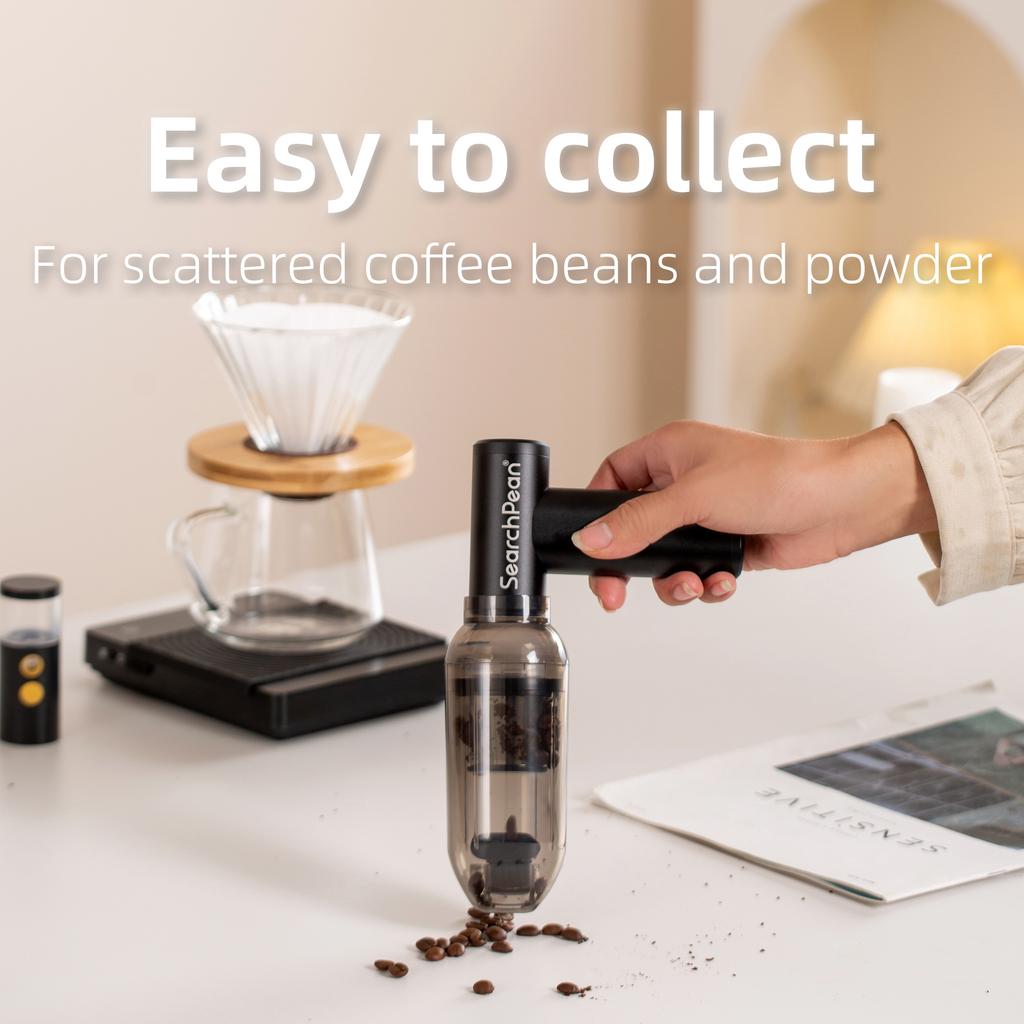 SearchPean Mini Violent Blowing And Suctioning Machine Quickly Clean The Coffee Grinder Computer Aeration Easy To Carry