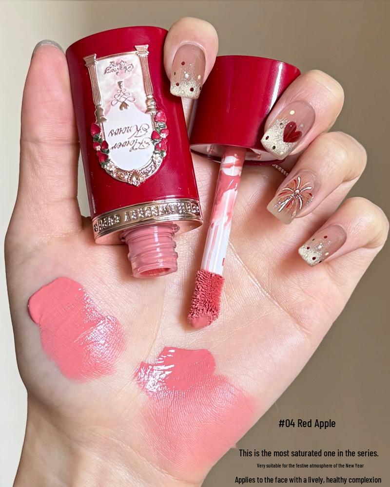 Flower Knows Strawberry Cupid Lip Cream & Blush, Eyeshadow, Perfume Handheld Mirror, and Balm Gift Set