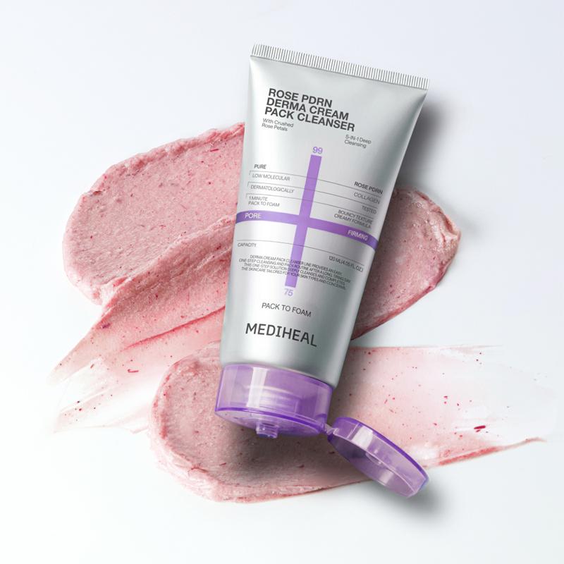 Mediheal Rose PDRN Derma Cream Pack Reiniger 120ml
