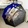 1PC Uruguay National Football Printed Umbrella Folding Umbrella, Automatic Umbrella 8-Frame for Travel, Camping Fan Gifts Christmas Gifts