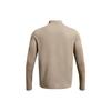 Under Armour UA Vanish Elite Solid Sweat-Wicking 1/4 Zip Long Sleeve Crew Neck T-Shirt Men Tops Brown 1382798-203