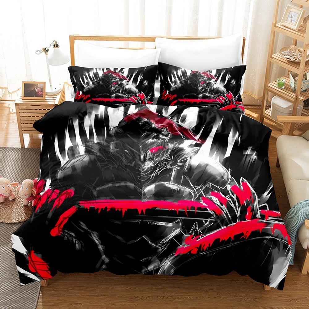 Anime Goblin Slayer Bedding Set Duvet Cover Pillowcase Queen King Size Lovely Bedclothes For Kids Adults Bedroom Decor