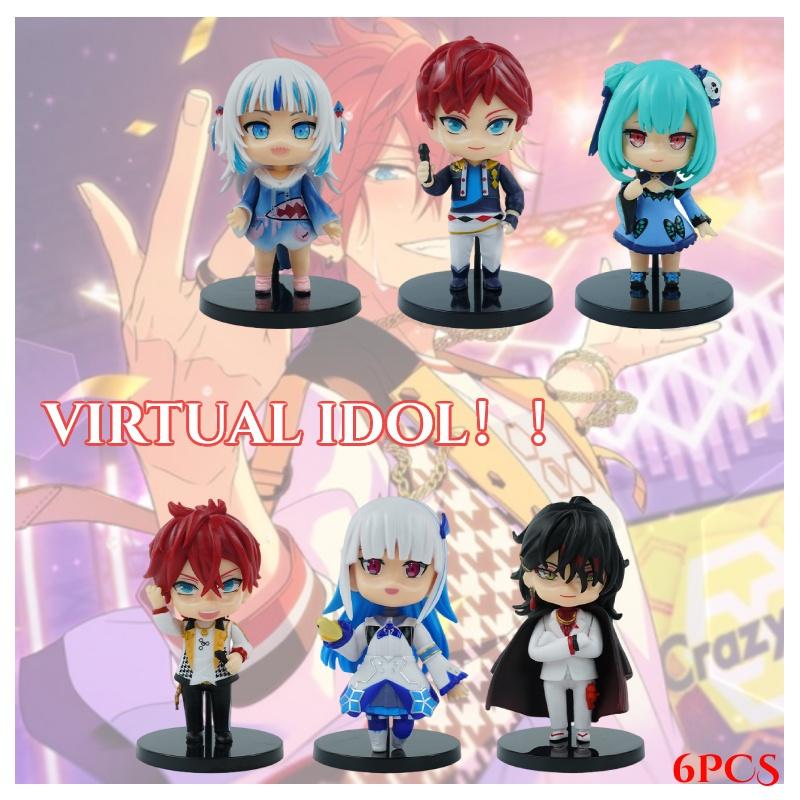 High-quality Pvc Virtual Idol Figure 6 Varieties Of Collectible Toys For Anime Fans Characters)