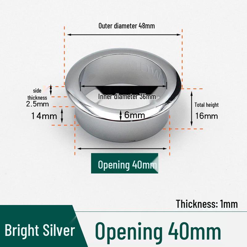 Round Cable Grommet: Desk Cable Organizer & Ventilation Cover