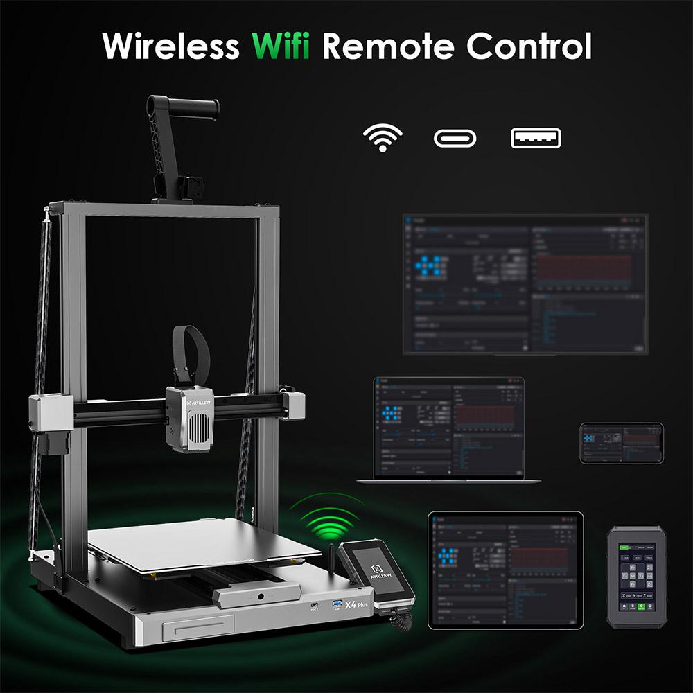 Artillery Sidewinder X4 Plus S1 3D Printer EU Plug
