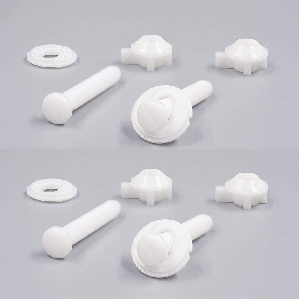 Toilet Seat Repair Screws Kit Bathroom Bolts Bottom