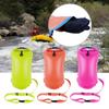 Swim Safety Tow Float Dry Bag, Inflatable PVC Float with Adjustable Waist Belt