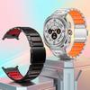 Cinturini con Chiusura Magnetica Silicone + Titanio per Samsung Galaxy Watch Ultra 2 Cinturini per Galaxy Watch 9 8 8Classic Braccialetto