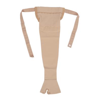Lymphedema Arm Sleeve Soft Nylon High Elasticity Breathable Portable Post Mastectomy Arm Sleeve for Recovery Left Arm L