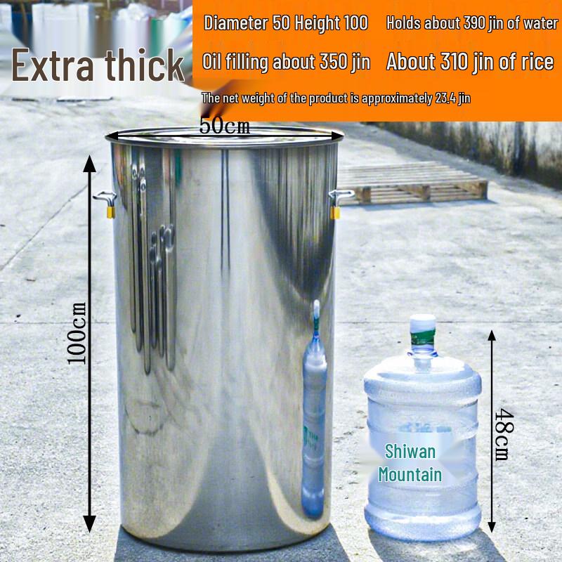 Stainless Steel Bucket with Lid