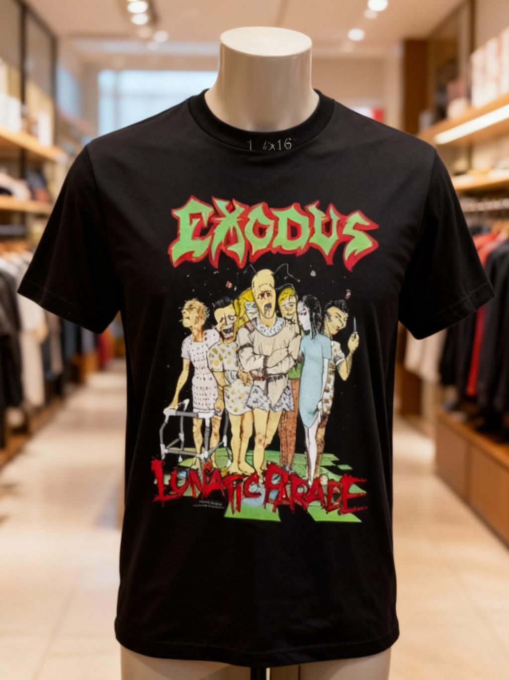 Exodus Band Music For Lovers Black T-Shirt NWT S