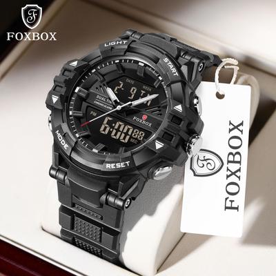LIGE 2024 New Digital Dual Display Sports Watch Luminous Waterproof Men Watch Fashion Casual Men Quartz Watch
