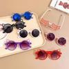 New Fashionable Children Sunglasses Cute Cat Eyeframe Boys and Girls Trendy Dressing Baby Outdoor Decoration Eyewear Uv400