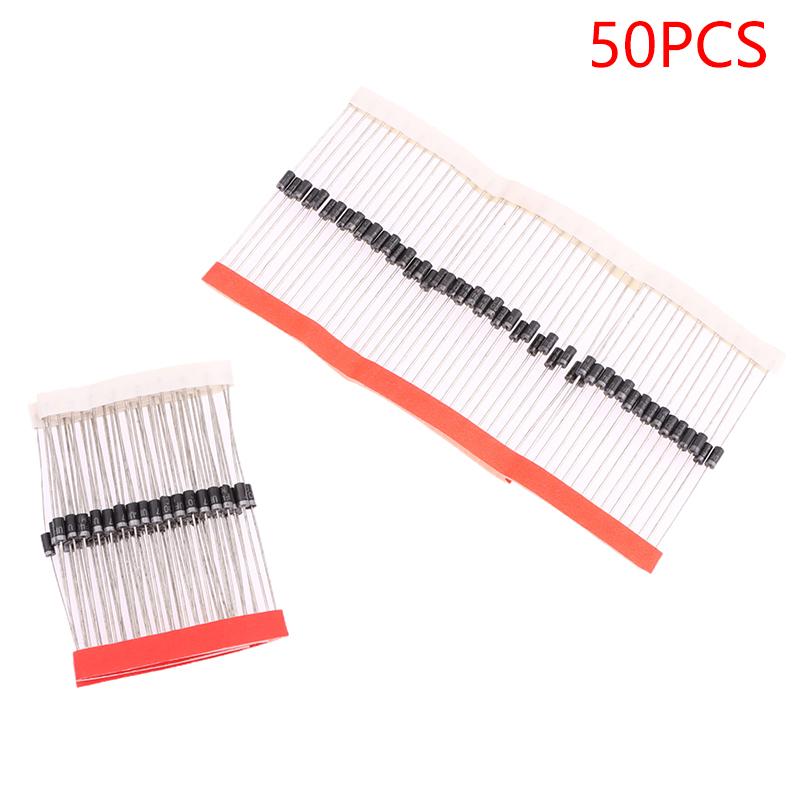 50Pcs Schottky Rectifier Diodes Uf4004 Uf4007 1A 400V 1000V Ultra Fast Recovery Diode Rectifier Do-41