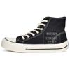 Square Head High-top Canvas Shoes Women's Mango Head Thick-soled Ugly Cute Big Head Shoes 807