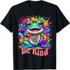 Tie-Dye Frog Peace Sign Hippie T-Shirt