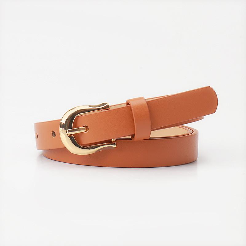 Fashion Faux Leather Waist Belt For Ladies With Minimal Design