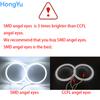 Smd Led Angel Eyes Kit Excellent Ultra Bright Illumination DRL Daytime Running Lights for BMW E83 X3 2003-2010 Halogen Headlight